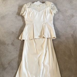 Talbots 2 Piece Wedding dress